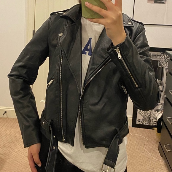UO Leather Jacket - Picture 1 of 5